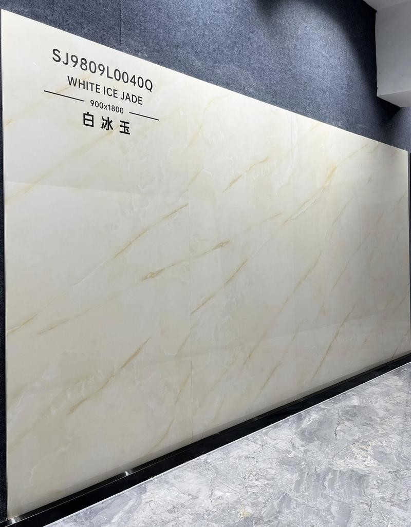 Light Yellow Firebrick No Fade Exterior Floor Porcelain Glazed Polished Tile For House Decor