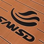 ROHS Brushed 50 Degrees Eva Faux Teak Decking Sheet