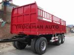 Fence Side Wall Full Trailer Truck 40-60 Tons Oversize 7500*2500*3000mm