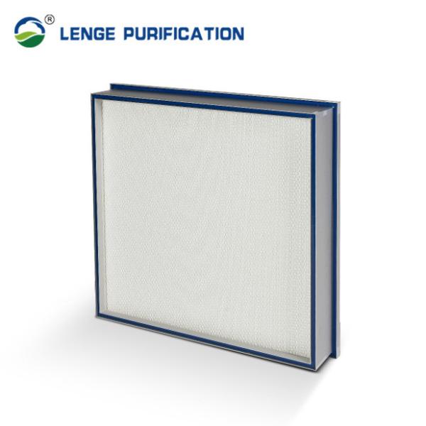 Buy cheap H14 99.995 % Gel Sealed Mini Pleated HEPA Filter For Clean Room from wholesalers