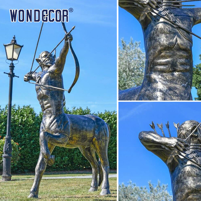 Customized Large Bronze Statues Square Mythological Figure Centaur Cast
