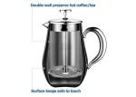 Stainless Steel French Press Coffee Maker 18/10 Bonus 1000ML Plunger Coffee