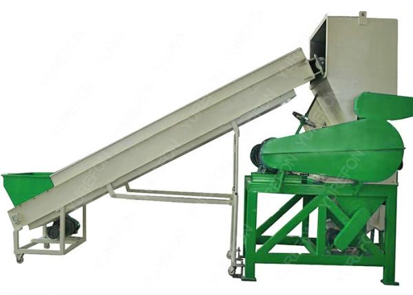 Buy cheap Post Consumer HDPE PET Plastic Bottle Crushing Machine With V Type Single Shaft from wholesalers