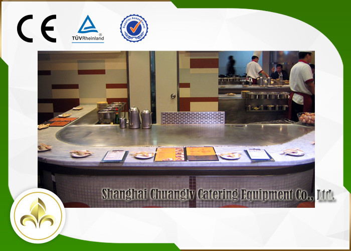 Fume Precipitator Hibachi Stove Top Grill Table CE ISO9001 Certification