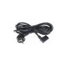 Buy cheap Deluxe Euro type 90 degree black Power cord IEC C13 angled female Power table 0.5m-10m from wholesalers