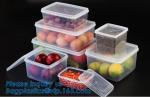 Factory direct sale pp plastic food storage canister set food preservative box