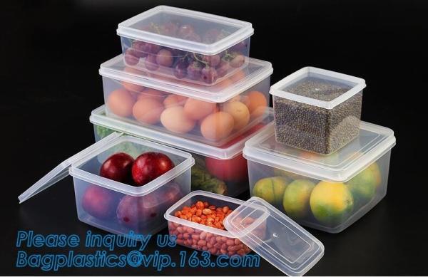 Factory direct sale pp plastic food storage canister set food preservative box