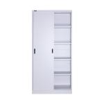 Steel Sliding Door File Cabinet Metal Book Rack Cabinet
