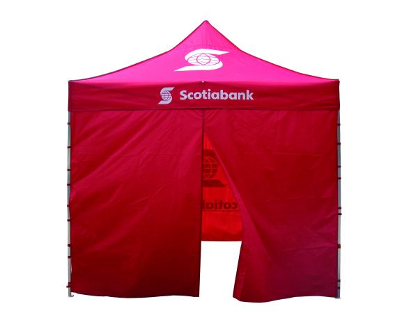 Buy cheap 10 * 10' Promotional Trade Show Tents Aluminum Frame Full Color Digital Printing from wholesalers