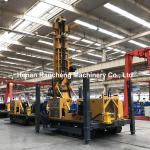 500m Depth Water Well Hydraulic Drilling Machine 113KW Cummins Diesel Engine