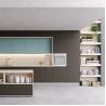 Buy cheap Waterproof PVC Kitchen Cabinets Artificial Stone Countertop With Island from wholesalers