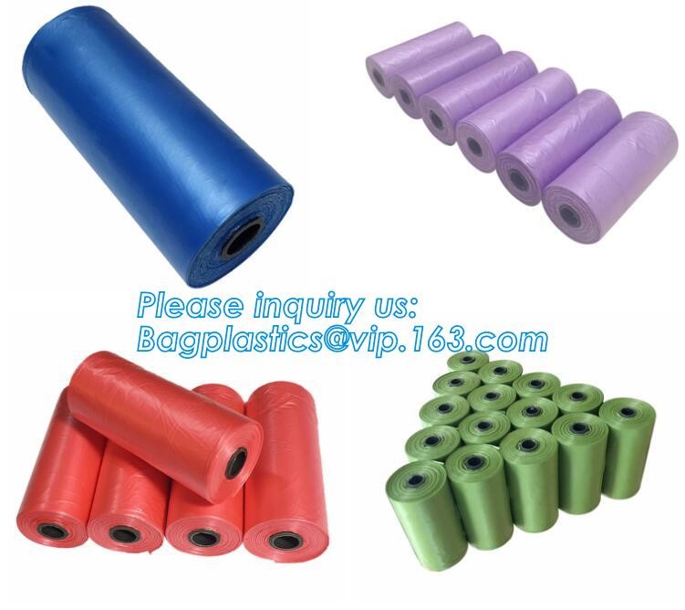 Biodegradable Compostable Scented High Quality HDPE Plastic Baby Nappy Sacks Baby Diaper Bags with Tie Handles, bagease