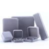 Buy cheap Customized Size Gray Velvet Jewelry Box for Necklace Stud Earrings Bracelet Packaging from wholesalers