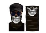 Black Tubular Bicycle Patchwork Sport Scarf Bandana