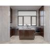 Buy cheap Customizable U Shaped Kitchen Cupboards With Quartz Countertop from wholesalers