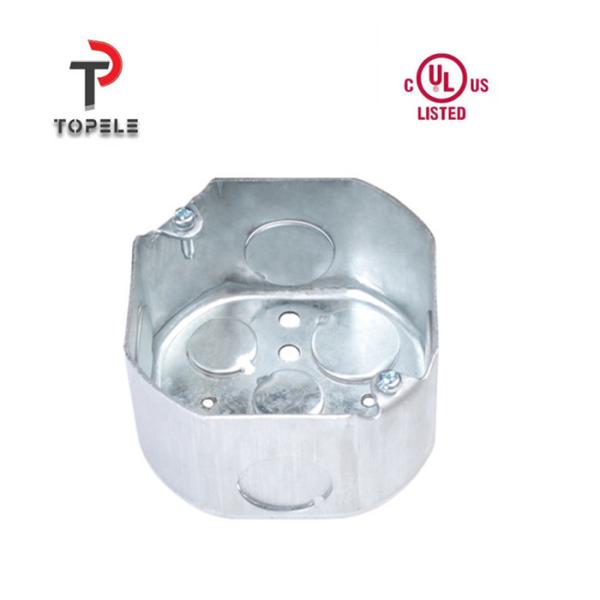 Buy cheap Octagonal Electrical Conduit Box TOPELE 54151 / 54161 / 54171 Galvanized Steel from wholesalers