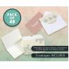 Buy cheap 6 Kinds Floral Designs Thanks Greeting Card Various Inner Paper Available from wholesalers