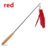 Buy cheap Retractable Wooden Handle Cat Petting Stick Interactive Pet Supplies Cat Toy Solid Wood Bell Feather Cat Petting Stick from wholesalers