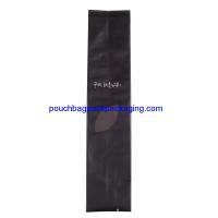 Buy cheap Black side gusset pouch, aluminium side gusseted bag for packaging tea product