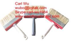 Buy cheap Natural pure bristle Chinese bristle synthetic mix shed fence paint brush wood handle plastic handle 5 inch WB-002 from wholesalers