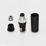 Field-wireable Assembly Connector M8 Connector 4 Pin Waterproof Male