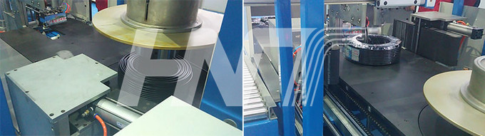 Automatic Wire Winding And Cable Packaging Machines With Cable Coil Robot Auto Stacking