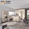 Buy cheap Modular Wooden Kitchen Cabinets with Antique Style and Luxury Marble Top Customized Size from wholesalers