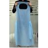 Buy cheap Antibacterial Plastic Aprons On A Roll , Sleeveless Blue Disposable Aprons from wholesalers