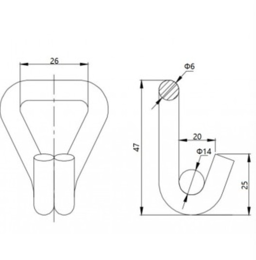2200lb J Hook Self Tightening Ratchet Straps , Retractable Cargo Straps