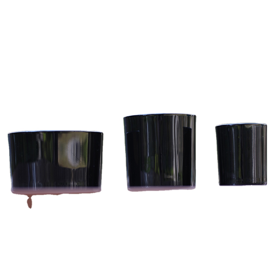 Bamboo and Wood Cover Frosted Transparent Candle Jar for Creative Home Decoration
