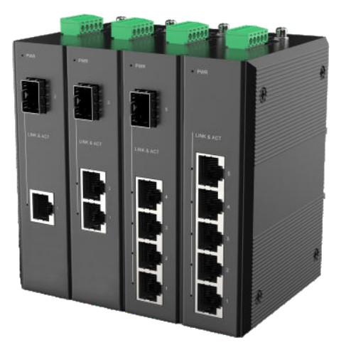 Buy cheap 5-Port Industrial Ethernet Series Switch -40℃~75℃,5x10/100/1000Base-TX Ethernet Switch from wholesalers