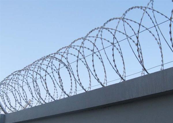 Buy cheap Hot Dip Galvanized Cbt 65 Razor Wire PVC Coated 900mm For Boundary Fencing from wholesalers