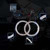 Buy cheap RGB Auto Colorful LED Halo Rings For Headlights , 95mm Angel Eyes LED Lights from wholesalers