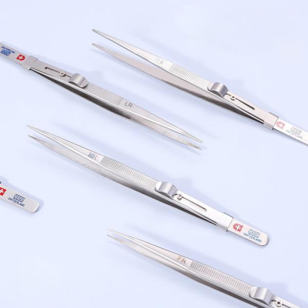 Buy cheap Non Slip 16.5cm Jewelry Tools Lockable Tweezers For Jewelry Making from wholesalers