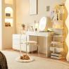 Buy cheap Modern Custom Acrylic Furniture acrylic dressing table chair 43X45X73cm For Bedroom from wholesalers