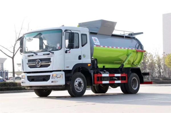 Buy cheap Cylinder Shape Container Garbage Truck , Diesel Engine Garbage Collection Truck from wholesalers