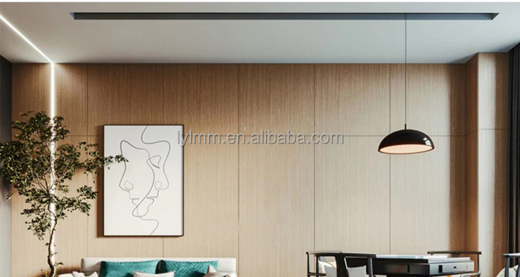Moisture-Proof WPC Wall Covering Panels with Bamboo Charcoal Wood Veneer