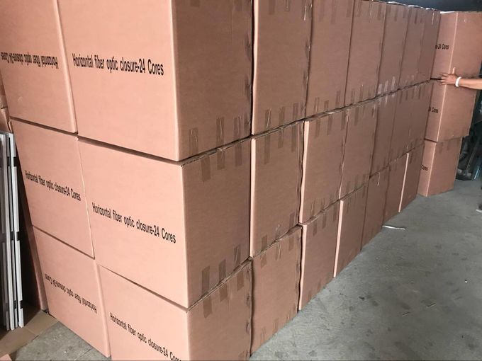 FTTH 24 Port Fiber Optic Terminal Box KCO-FDB-24G Outdoor Water Proof ABS PC Material