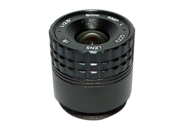 Buy cheap 1/2.5" 6mm F2.0 5Megapixel CS mount fixed focal lens, CS prime lens for security CCTV IP cameras from wholesalers