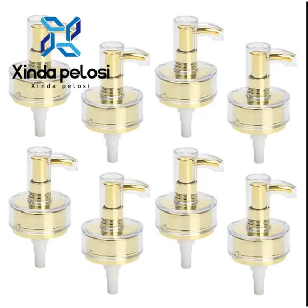 Buy cheap 24/410 Lotion Dispenser Pump Gold Lotion Hand Pressure Shower Gel Pump Head from wholesalers