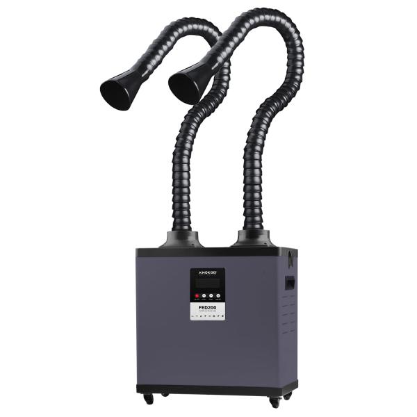 FED200 Black Solder Fume Extractor Multi Station For Repair Workshops /