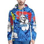 Hibiscus Print Men'S Sports Team Hoodies Pullover Streetwear Customizable