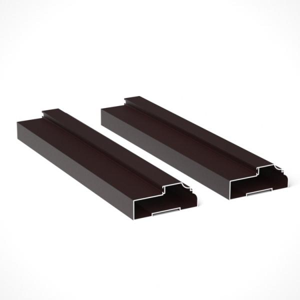 Quality OEM 6063 Anodized Construction Aluminum Profile Powder Coating for sale