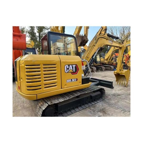 Used CAT 305.5E2 Mini Crawler Excavator with 0.22 m3 Bucket Capacity in Good