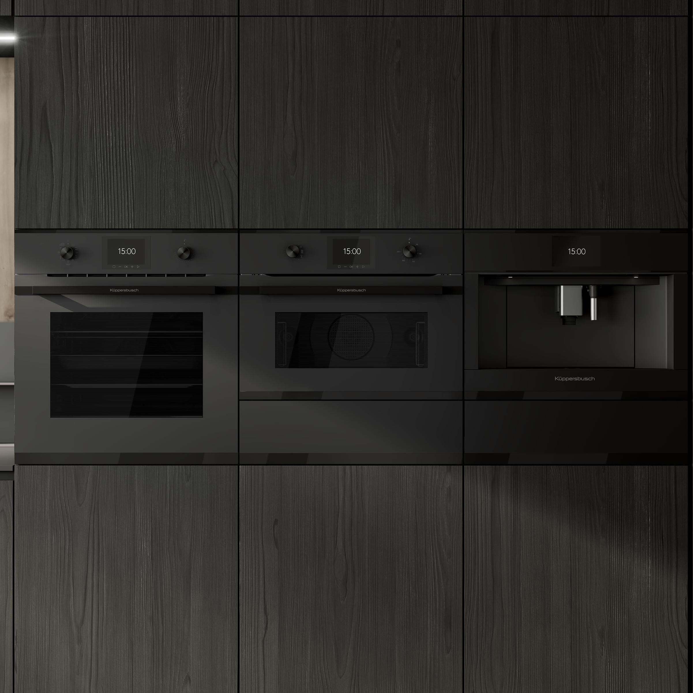 Latest Modern Luxury Solid Wood Veneer Kitchen Cabinet For Villa House Building Project