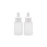 Buy cheap White Cylinder Glass Dropper Bottle 15ml Empty Essential Oil Cosmetic from wholesalers