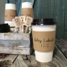 Buy cheap Disposable Paper Cup Sleeves Various Size Heat Resistant For Hot Coffee from wholesalers