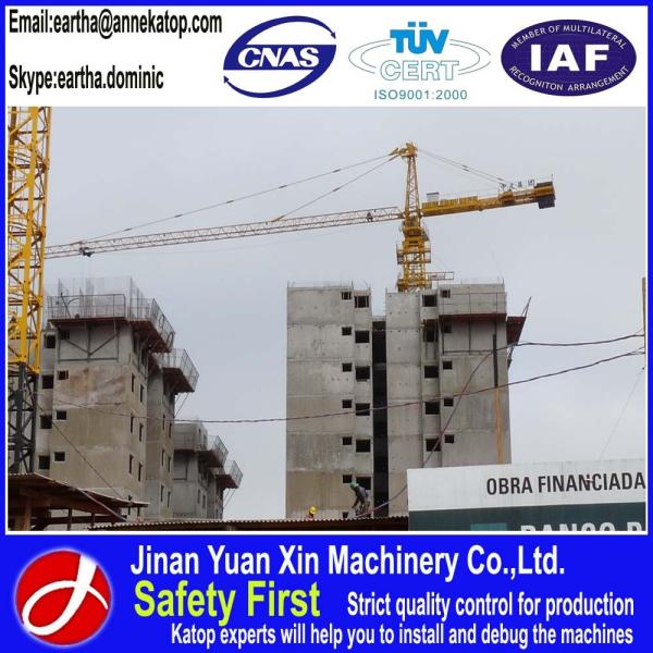 Buy cheap 100m building tower crane 6010 China tower crane from wholesalers