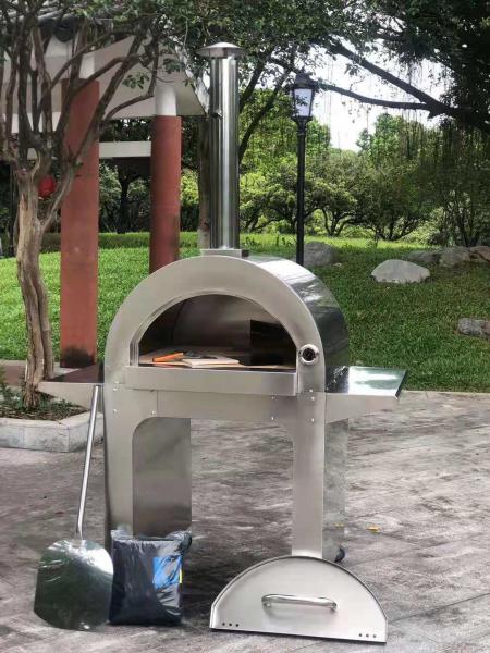 Buy cheap 201 Stainless Steel Wood Fired Pizza Oven 900mm Outdoor Stainless Pizza Oven from wholesalers