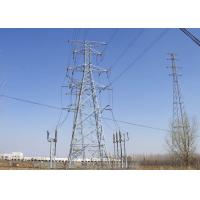 Buy cheap Power Distribution Angle Steel Tower High Tensile Steel Electrical Tower Pylon product